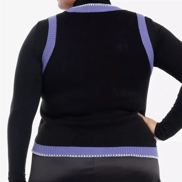 The Nightmare‎ Before Christmas Sweater Vest Plus Size Hot Topic - Picture 2 of 2